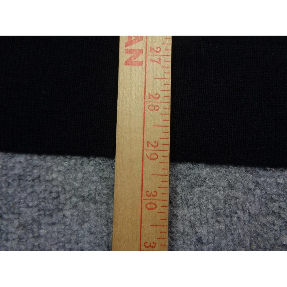 Banana Republic Sweater Mens 2XL Black 100% Merino Wool Crewneck Pullover